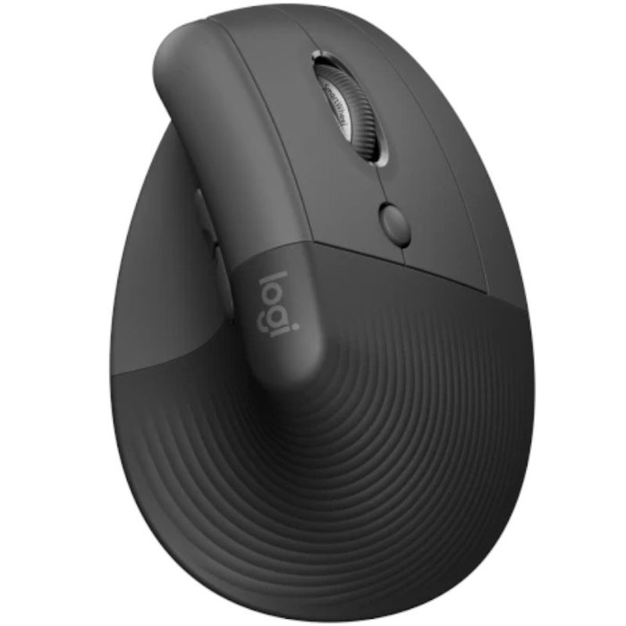Logitech Lift Vertical Ergonomic Mouse for Business - Grafito